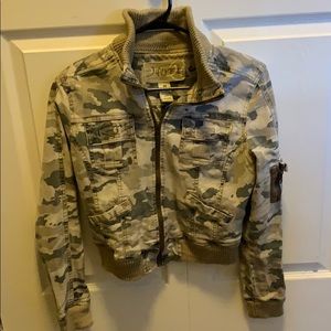 Army Print Jacket